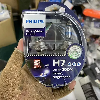 Racing Vision GT200 PX26d Headlight H7 PH-12972RGTS2 12V 55W PHILIPS • $37.34