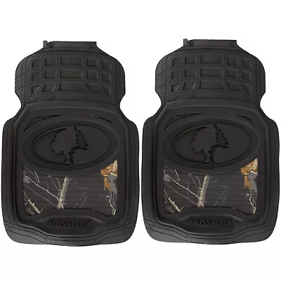 2pc Mossy Oak Car Truck Suv Black Super Heavy Duty All Weather Rubber Floor Mats • $49.71