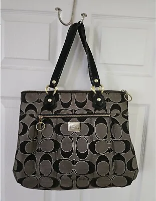 Coach Poppy Metallic Lurex Glam Tote XL Bag  17890 • $110