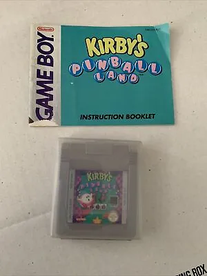 Kirby’s Pinball Land Gameboy-Cartridge And Instruction Booklet • $30