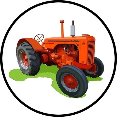 Case Model LA Tractor NEW Sign: 18  Dia. Round USA STEEL XL- 4 LBS • $84.88