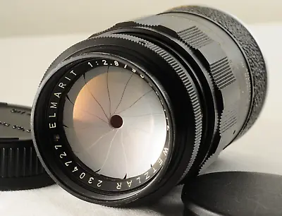 Rare Leica Leitz Wetzlar 90mm F2.8 Tele-Elmarit Black M Made In GERMANY 2299 • $629.99