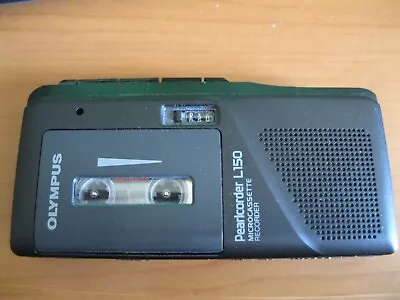 Pearlcorder L150 Olympus Microcassette Recorder With Sony Tape Free Shipping • $18