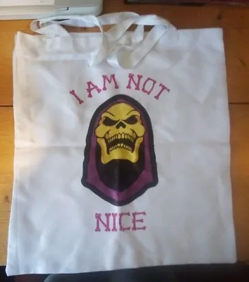 Masters Of The Universe He-Man Skeletor Tote Bag • £4.50