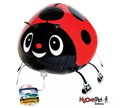 Ladybug My Own Pet Walking Foil Balloon 14  Birthday Party Decorations Supplies • $12.49