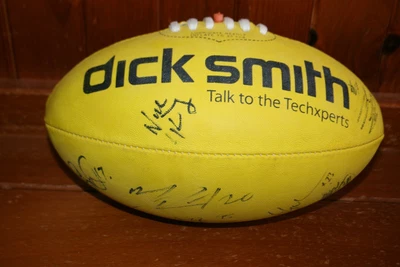 $29.99 • Buy Afl Vfl Richmond Tigers Signed Football Footy Sherrin Sponsor