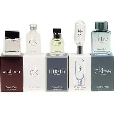 Calvin Klein Men Miniatures Gift Set For Him - New Boxed & Sealed - Free P&p • £46.95