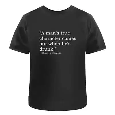 Funny Charlie Chaplin Quote Men's / Women's Cotton T-Shirts (TA175759) • £11.99