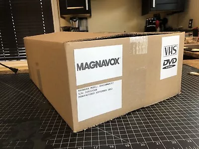 Magnavox VHS/DVD Combo Player VCR Recorder DV220MW9 4-Head W/ Rem Man Cbls Ba • $239.99