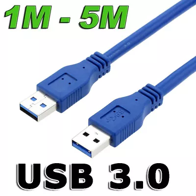 $7.95 • Buy High Speed USB 3.0 Extension Data Cable Long Male Cord For Laptop PC Computer