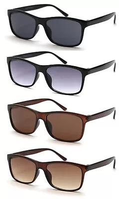 Big Lens UV400 Sunglasses Trendy Fashion Designed Plain Colour Stylish Retro • £3.99