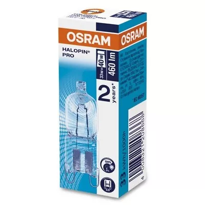 £7.99 • Buy 5 X Osram 66733 Halopin Halogen Lamp 33 W 230 V G9 Bulbs