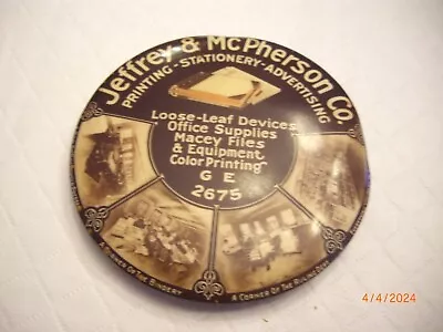 Antique Celluloid Advertising Pocket Mirror • $15