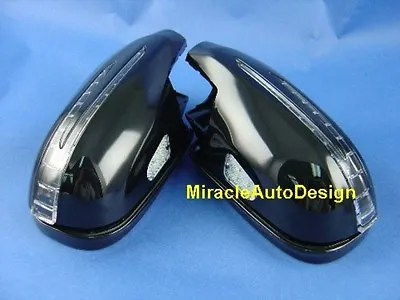 2 Arrow Led Black Door Mirror Covers For 1996-2004 Mercedes Benz R170 Slk-class • $138