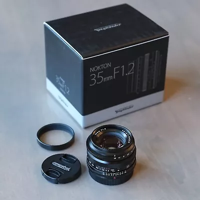 Voigtlander Nokton 35mm F1.2 Lens For Fujifilm X-mount • $489