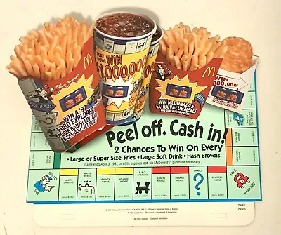 1997 McDonald's 3D Monopoly Display New Very Colorful And Artistic • $29.99