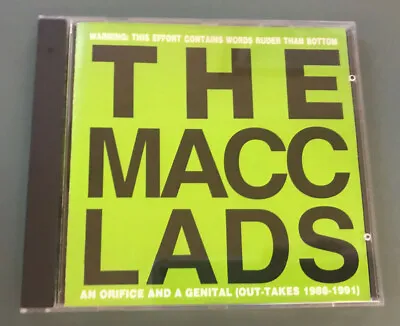 £12 • Buy The MACC LADS - An Orifice And A Genital (out-takes 1986-1991) CD DOJO CD 141
