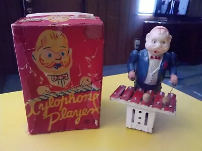 Old Vintage Modern Toys Windup Xylophone Player Working Condition With Box 1950s • $75.65