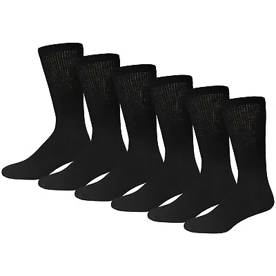 Big And Tall Diabetic Neuropathy Crew And Quarter Socks King Size Mens Socks • $17.99