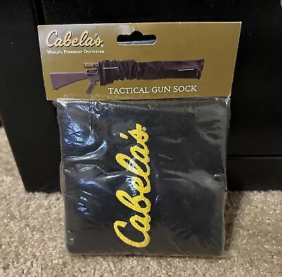 Cabelas Tactical Gun Sock - Black - Up To 46  With Scopes - New Sealed • $17.95