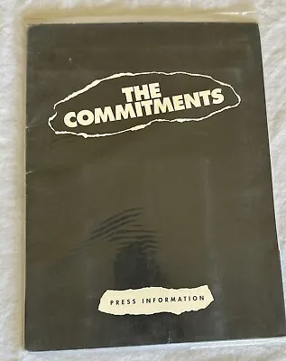The Commitments Original 1991 World Premiere Movie Program Complete RARE • $37.50
