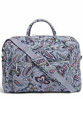 $140NEW Vera Bradley GRAND WEEKENDER Travel Bag Overnight Makani Paisley Trolley • $87.99