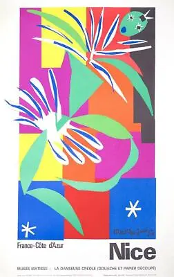 Henri Matisse Danseuse Creole Nice Cote D'Azur 1965 Original Stone Lithograph • $1450