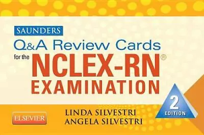 $16.59 • Buy Saunders Q & A Review Cards For The NCLEX-RN Examination, Silvestri PhD  APRN  F