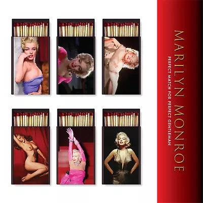 Marilyn Monroe Matches Boxes Decorative Set Gift 6 Box Set Souvenir Collector. • $9.95