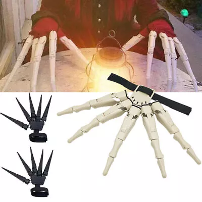 Halloween Articulated Finger Hand Fingers Extensions Cosplay Finger Joints Claws • £13.89