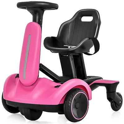360° Spin Kids Ride On Drift Car Outdoor Children 6V Electric Go Kart Toys • £89.95