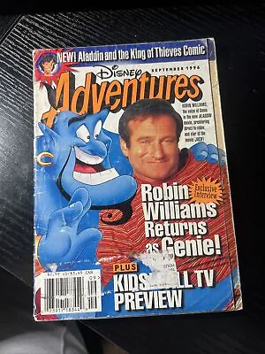 $4.99 • Buy Disney Adventures Magazine September 1996 - Robin Williams - Genie