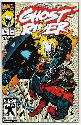 £6.75 • Buy Ghost Rider  #24  Marvel Mackie Texeira Kubert 1992 VFN/NM