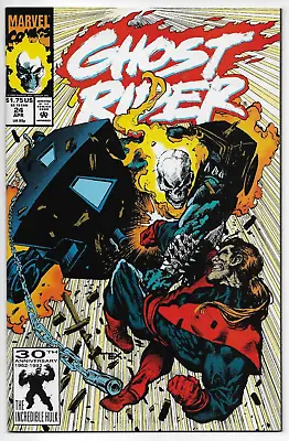 Ghost Rider  #24  Marvel Mackie Texeira Kubert 1992 VFN/NM • £6.75