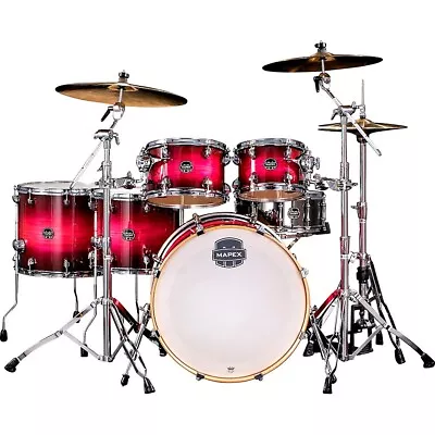 Mapex Armory Series 6-Piece Studioease Shell Pack Fast Toms W/22  Bass T Burst • $999.99