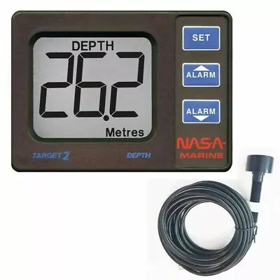 NASA Marine Target 2 Boats Depth Sounder Instrument With Transducer TAR-SOUNDER • £125