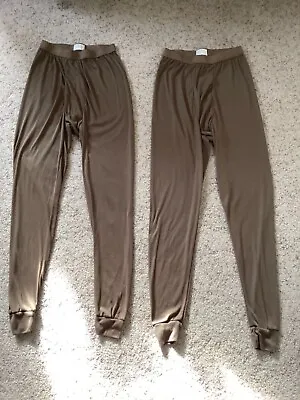 Lot Of 2 Lightweight Thermal LONG JOHNS US Military Surplus Size SMALL New • $15.99