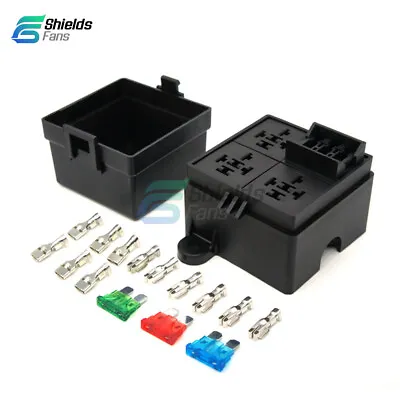 DC12V 4PIN/5PIN Universal Car Truck Relay 3-way Switch Control Fuse Holder Relay • $16.50