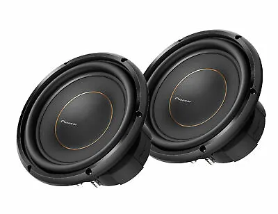 Two Pioneer TS-D10D2 D Series 10  Subwoofer With Dual 2-ohm Voice Coils RB • $149.99