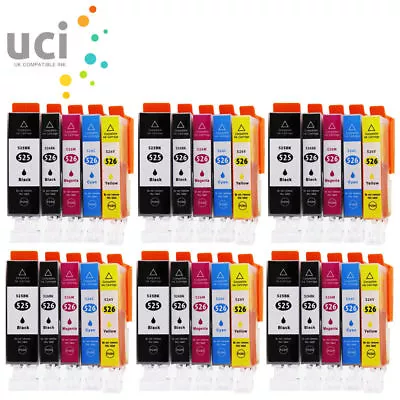 Lot Ink Cartridge For Canon Pixma IP4950 IX6550 MG5250 5150 MG8150 MG6220 MX895 • £21.97