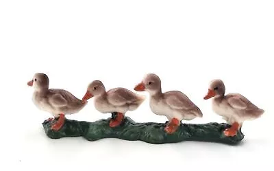 Miniature Dollhouse Fairy Garden Ducklings On Grass - Buy 3 Save $5 • $8.50