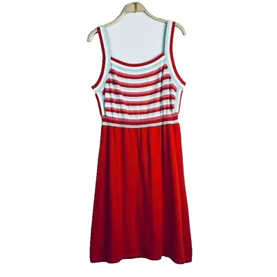 ModCloth Right On Retro Stripe Ribbed Knit Dress Size XL • $18.36