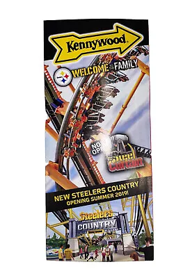 $1.95 • Buy Kennywood Guide Map 2019 INCLUDING STEEL CURTAIN AND BAYERN KURVE!