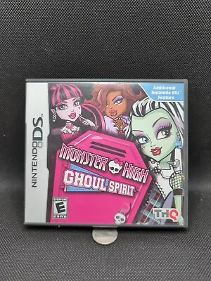 Monster High Ghoul Spirit (Nintendo DS 2011) Complete And Tested • $7.99