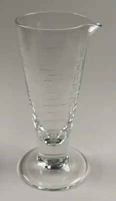 Laboratory 50ml Conical Graduated Cylinder Glass Beaker With Wide Spout • £13.99