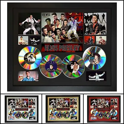 Elvis Presley 4CD Signed Framed Memorabilia Limited Ed - Multiple Variations • $120