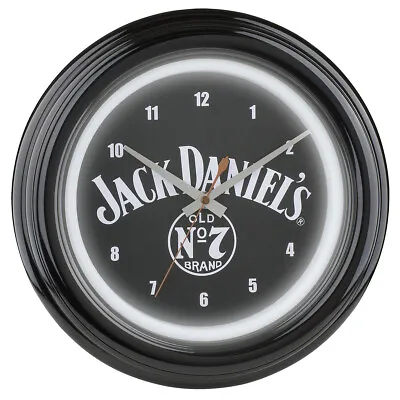 Jack Daniel's Whiskey Old No. 7 LED Bar Wall Clock • £73.69