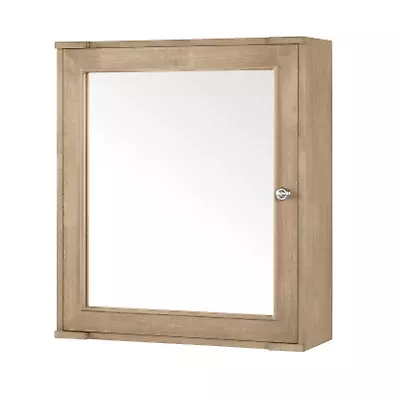 Aberdeen  24  W X 8  D X 27  H Surface Mount Antique Oak Medicine Cabinet Mirror • $292