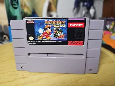 The Magical Quest Starring Mickey Mouse Super Nintendo SNES Tested  Authentic • $27.99