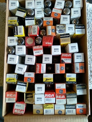 $18.99 • Buy 8991 Huge Lot Of Misc Brands 6ba11 Vacuum Tubes 